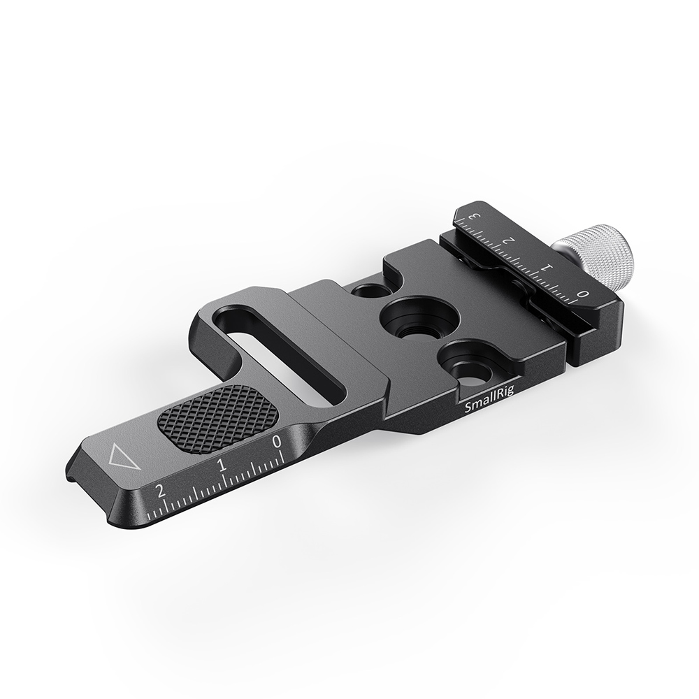 SmallRig 8" Lightweight ARRI Dovetail Plate with Hex Spanner & Screw, 1/4"-20 and 3/8"-16 Threaded Holes for ARRI Standard Camera Baseplate & Tripod Quick Release Plate DPR2304