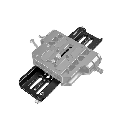 SmallRig 8" Lightweight ARRI Dovetail Plate with Hex Spanner & Screw, 1/4"-20 and 3/8"-16 Threaded Holes for ARRI Standard Baseplate & Tripod Quick Release Plate DPR2304