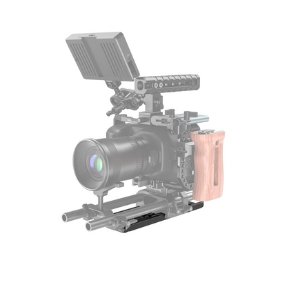 SmallRig 8" Lightweight ARRI Dovetail Plate with Hex Spanner & Screw, 1/4"-20 and 3/8"-16 Threaded Holes for ARRI Standard Baseplate & Tripod Quick Release Plate DPR2304