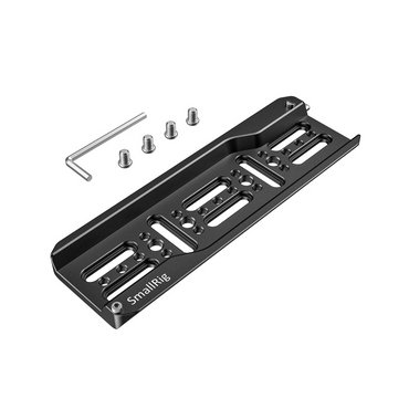SmallRig 8" Lightweight ARRI Dovetail Plate with Hex Spanner & Screw, 1/4"-20 and 3/8"-16 Threaded Holes for ARRI Standard Baseplate & Tripod Quick Release Plate DPR2304