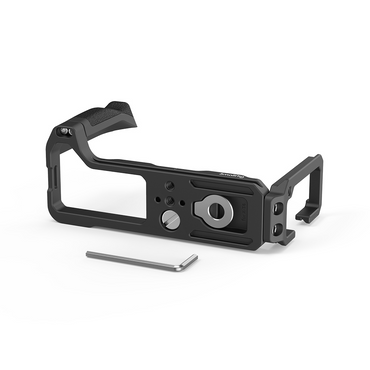 SmallRig L Bracket Base Plate Arca-Type with Hex Spanner, Built-in Flat Head Screwdriver & Silicone Side Grip, 1/4"-20 Threaded Holes and Anti-Twist Flange for Fujifilm X-T4 Mirrorless Camera LCF2812