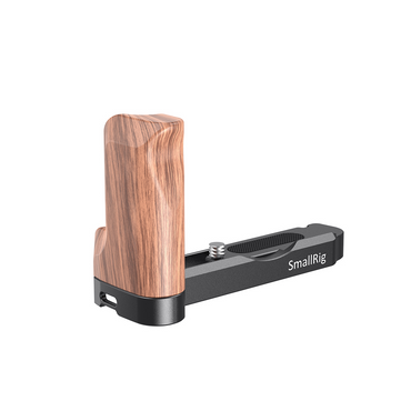 SmallRig L-Shaped Wooden Handle Grip with Hex Spanner, Four 1/4"-20 Threaded Holes and Anti-Twist Flange for Select Sony RX100 III/IV/V(VA)/VI/VII Mirrorless and Digital Cameras LCS2467