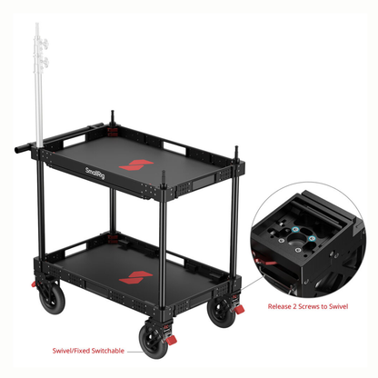 SmallRig MD4573 36" Lightweight Video Production Camera Cart