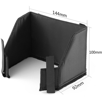 SmallRig Sun Hood for Atomos Shinobi 5"/ Ninja V / Ninja V+ Video Monitor Cage Screen Shield Hood with Nylon Material, Hook and Loop Attachment VH2269
