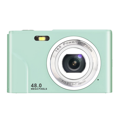 SONGDIAN DC311L 48MP Digital Camera 1080p FHD with AF Autofocus 16x Zoom, 2.44" IPS LCD Screen, Built-in Flash, Continuous Shooting, Self Timer, Face Detection and Max 256GB Storage Capacity for Kids, Students Point & Shoot Photography