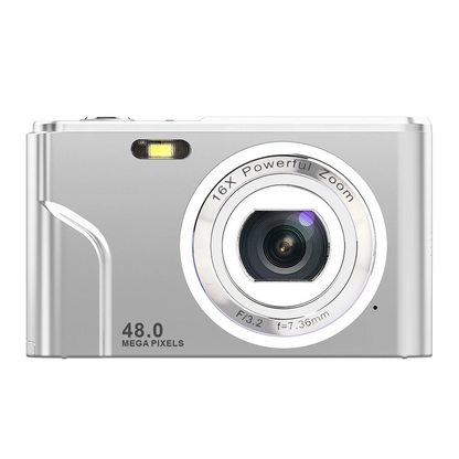 SONGDIAN DC311L 48MP Digital Camera 1080p FHD with AF Autofocus 16x Zoom, 2.44" IPS LCD Screen, Built-in Flash, Continuous Shooting, Self Timer, Face Detection and Max 256GB Storage Capacity for Kids, Students Point & Shoot Photography