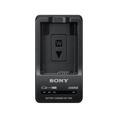 Sony NP-FW50 Charger &1080mAh Lithium-ion Battery Kit with Power Cable for Sony Alpha A7 II, A7R II, A7S II, A33, A3000, A5000, A5100, A6000, A6100, A6300, A6400, A6500, Cyber-shot DSC-RX10 II III IV, NEX-3 5 6 7, NEX-F3, ZV-E10 | ACC-TRW