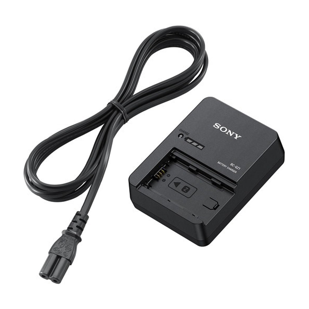 Sony BC-QZ1 Charger for NP-FZ100 Camera Battery Pack with Charging Status LED Indicator and Detachable AC Cable