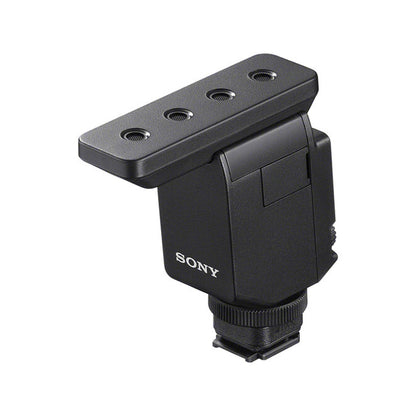 Sony ECM-B10 Compact Camera Mount Digital Shotgun Microphone with Digital Audio Transmission, Noise Suppression, Shock and Vibration-Resistant, Windscreen for Content Creator, Podcaster, Videographer