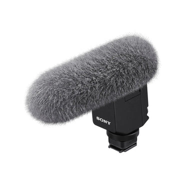 Sony ECM-B1M Camera Mount Digital Shotgun Microphone with Three Directivity Modes, Digital Audio Interface, Wind Screen and Comprehensive Controls for Camera, Vlogging, Video Recording