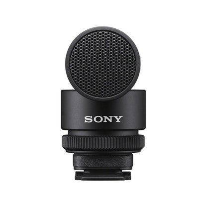 Sony ECM-G1 Camera Mount Shotgun Microphone with Super Cardioid Directional Pickup Pattern, 3.5mm TRS Cable and Furry Windshield for Camera, Vlogging, Recording