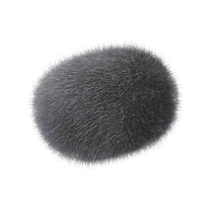Sony ECM-G1 Camera Mount Shotgun Microphone with Super Cardioid Directional Pickup Pattern, 3.5mm TRS Cable and Furry Windshield for Camera, Vlogging, Recording