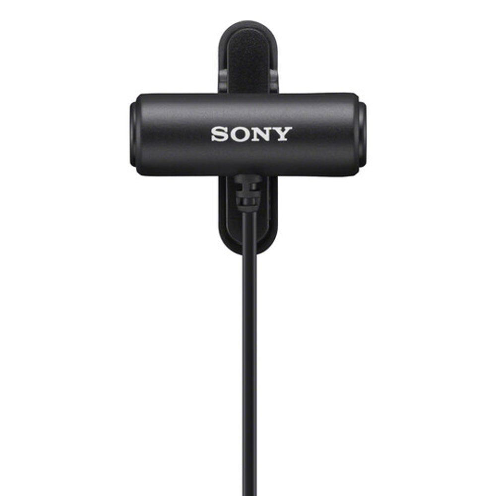 Sony ECM-LV1 3.5mm TRS Plug-in Wired Stereo Lavalier Microphone for Sony Digital Cameras, Handycam Camcorders, Smartphones, PC, Laptop, Transmitters and Recorders with Omni-directional Mic Capsules