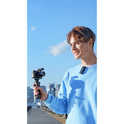 Sony ECM-W2BT Wireless Bluetooth Microphone System for Sony Digital Cameras with Up to 200m Sound Range, Wireless Multi Interface Shoe Connection Audio Receiver and Clip-on Transmitter for Vlogging