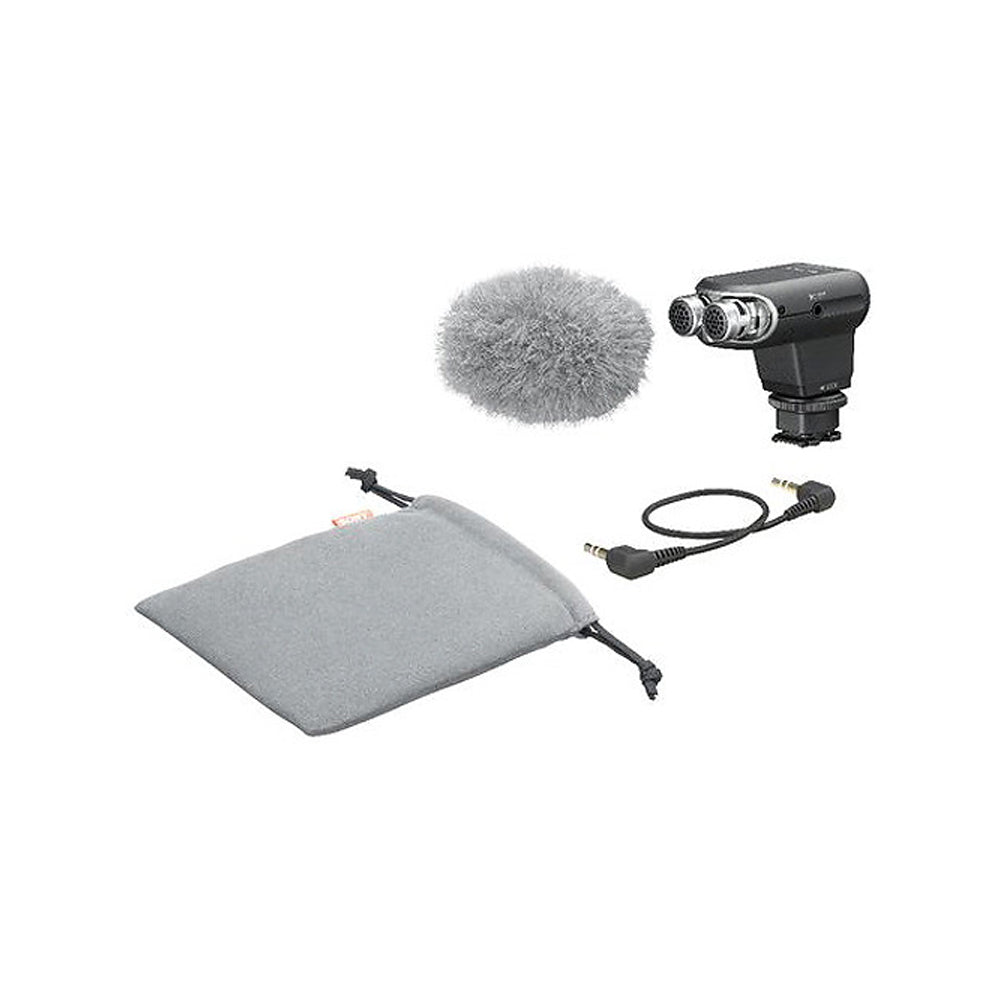 Sony ECM-XYST1M Stereo Microphone with Multi-Interface Shoe, Wide Frequency Band and Windscreen for Sony Handycam Camcorders, Sony Alpha/NEX and Cyber-Shot Cameras, etc.