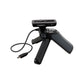 Sony GP-VPT1 Wired Bluetooth Remote Control Handle Grip with Mini Tripod for a9 II, a7R IV, a6600, a6100, RX100 VII, ZV-1, etc. Sony Handycam Camcorder and Digital Camera Accessories