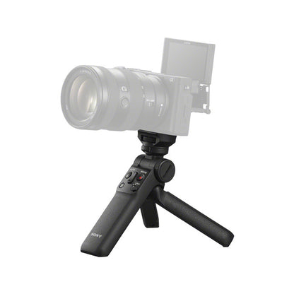 Sony GP-VPT2BT Wireless Bluetooth Remote Control Handle Grip with Mini Tripod for a9 II, a7R IV, a6600, a6100, RX100 VII, ZV-1, etc. Sony Digital Camera Accessories