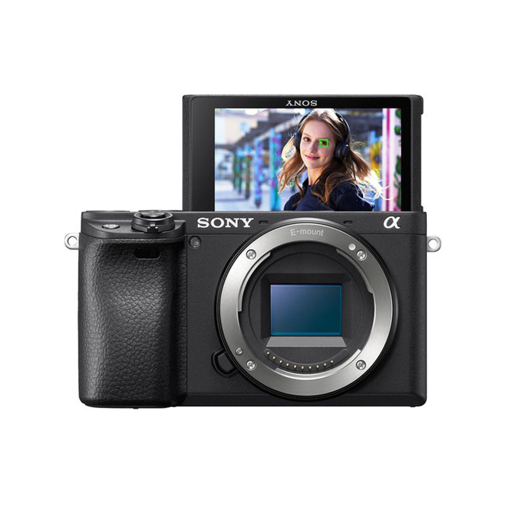 Sony Alpha A6400 Digital Camera Body and Kit with E-Mount 16-50mm F/3.5-5.6 OSS Lens, APS-C Sensor, WiFi Bluetooth, 4D Focus, 4K HDR, Real Time Eye AF and Touch Screen Display | ILCE-6400L A6400