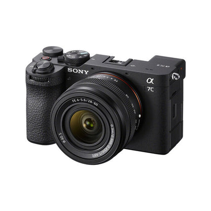 Sony A7C II / ILCE-7CM2 Body with FE 28-60mm f/4-5.6 Lens Mirrorless Camera with 33MP Full Frame Exmor R CMOS Sensor, BIONZ XR Processor, UHD 4K 60p Video, 10fps Shooting, 7-Stops In-Body Image Stabilizer, and Articulating LCD Touchscreen