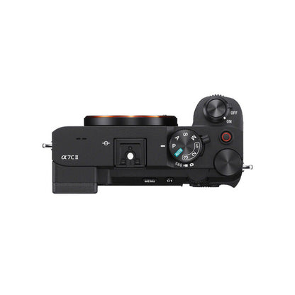 Sony A7C II / ILCE-7CM2 Body with FE 28-60mm f/4-5.6 Lens Mirrorless Camera with 33MP Full Frame Exmor R CMOS Sensor, BIONZ XR Processor, UHD 4K 60p Video, 10fps Shooting, 7-Stops In-Body Image Stabilizer, and Articulating LCD Touchscreen