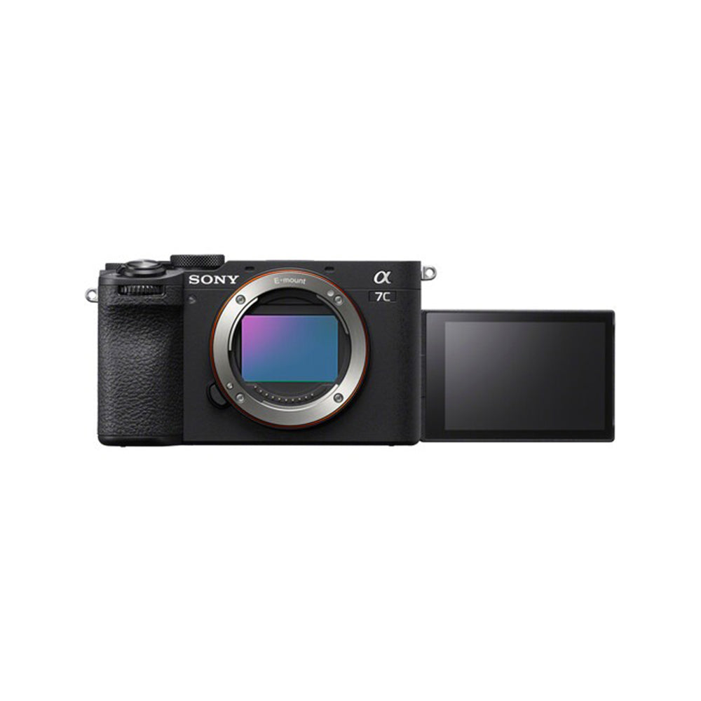 Sony A7C II / ILCE-7CM2 Body with FE 28-60mm f/4-5.6 Lens Mirrorless Camera with 33MP Full Frame Exmor R CMOS Sensor, BIONZ XR Processor, UHD 4K 60p Video, 10fps Shooting, 7-Stops In-Body Image Stabilizer, and Articulating LCD Touchscreen