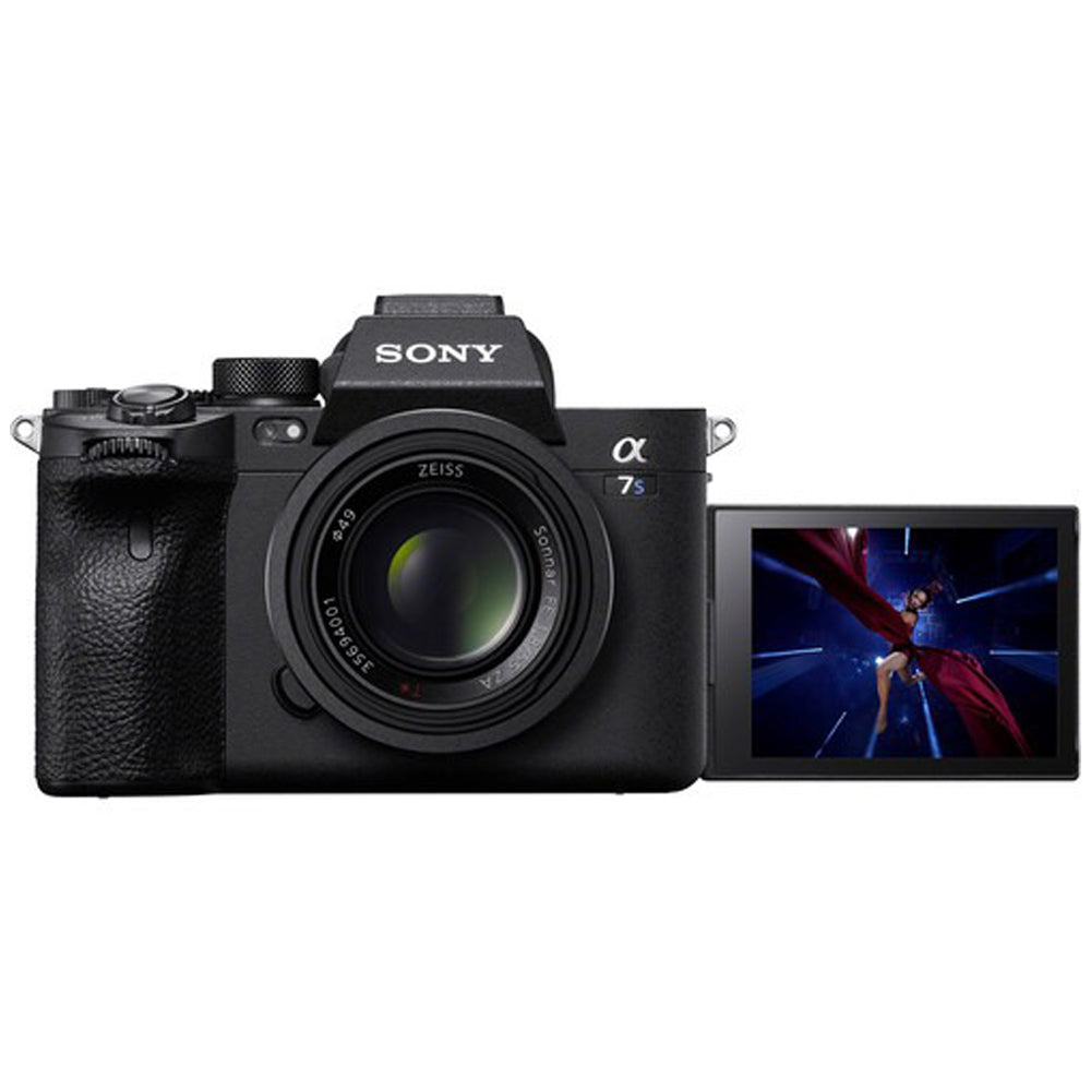 Sony Alpha A7S III Mirrorless Digital Camera Body E-Mount with 12.1MP Full Frame CMOS Sensor, 4K 120p HDR Video, BOINZ XR, Real-Time Eye AF, Touch Screen Display, 5-Axis Sensor-Shift Image Stabilization ILCE-7SM3