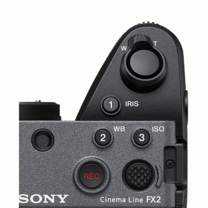 Sony FX2 Full-Frame Digital Cinema Camera 33MP Exmor R CMOS Sensor with XLR Handle, 4K/60p 10-Bit XAVC S-I, AI Autofocus, Dynamic Active Stabilization, E-Mount Lens Compatibility for Professional Filmmaking & Content Creation | ILME-FX2