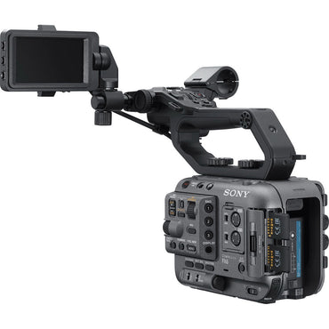 Sony Alpha FX6V (Body) 4K Full Frame Cinema Line Camera Camcorder CMOS Exmor R Sensor, BIONZ XR Processor, DCI 4K60p UHD 4K120 1080p240 Video, Phase Detection / Eye AF/Face Tracking, Dual CFexpress Type A/SDXC Card Slot for Film Production