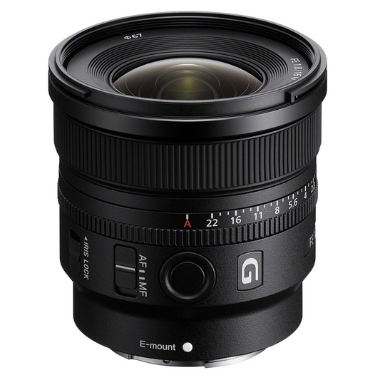 Sony FE F/1.8 G Large Aperture Ultrawide Prime Lens Sony E Mount Full Frame Format AF Autofocus, Dual XD Linear Motors with Focusing Ring, AF / MF Switch and Focus Hold Button for Bokeh and Photography | SEL16F18G