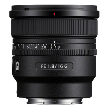 Sony FE F/1.8 G Large Aperture Ultrawide Prime Lens Sony E Mount Full Frame Format AF Autofocus, Dual XD Linear Motors with Focusing Ring, AF / MF Switch and Focus Hold Button for Bokeh and Photography | SEL16F18G