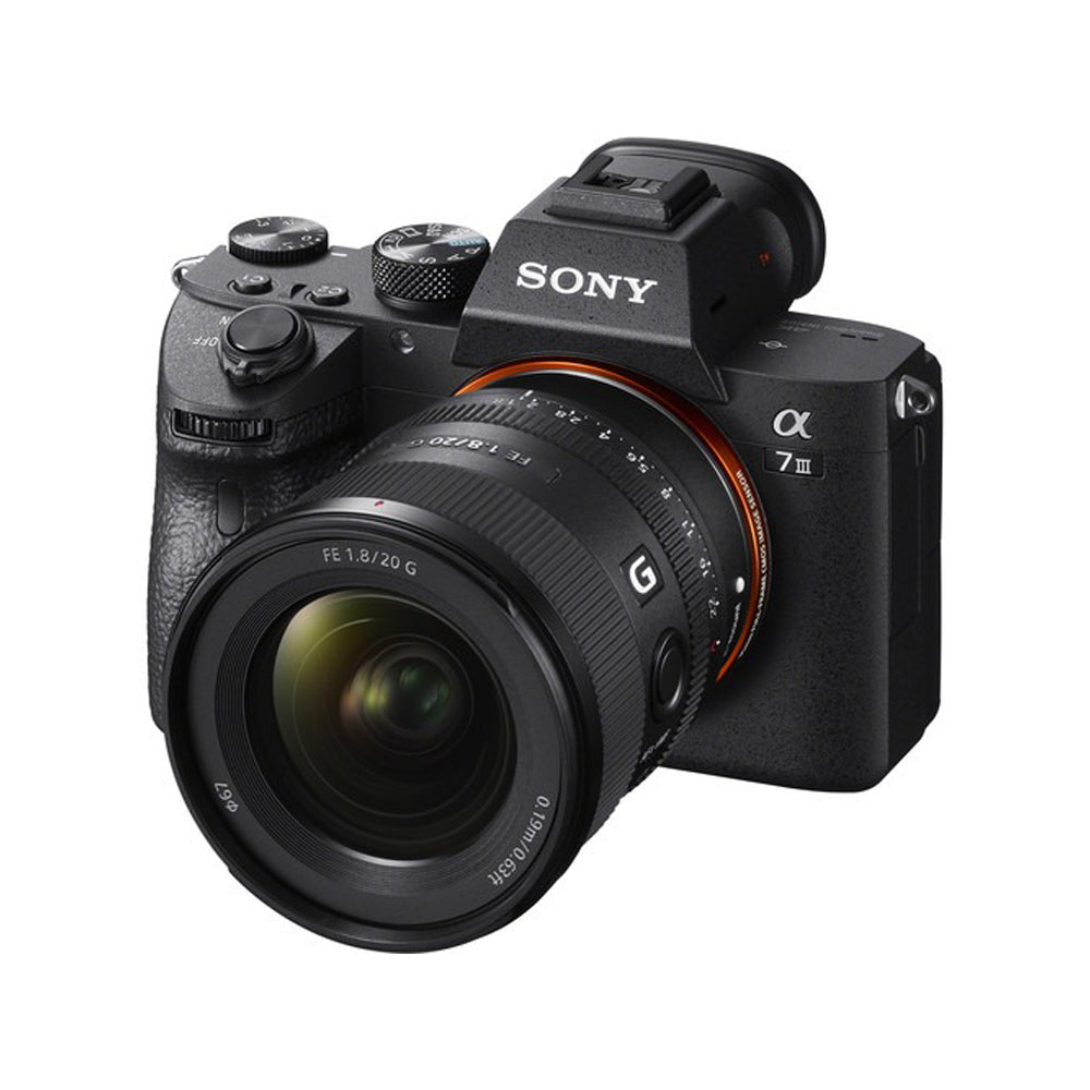 Sony FE 20mm f/1.8 G Wide-angle Prime Lens with Full-Frame Sensor Format for E-Mount Mirrorless Digital Camera | SEL20F18G