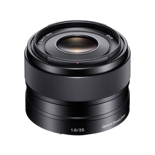 Sony E 35mm F1.8 OSS APS-C Standard Prime Lens for E-Mount Mirrorless Camera | SEL35F18
