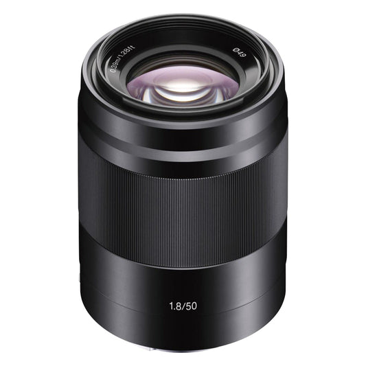 Sony E 50mm F1.8 OSS APS-C Standard Prime Lens for E-Mount Mirrorless Camera | SEL50F18