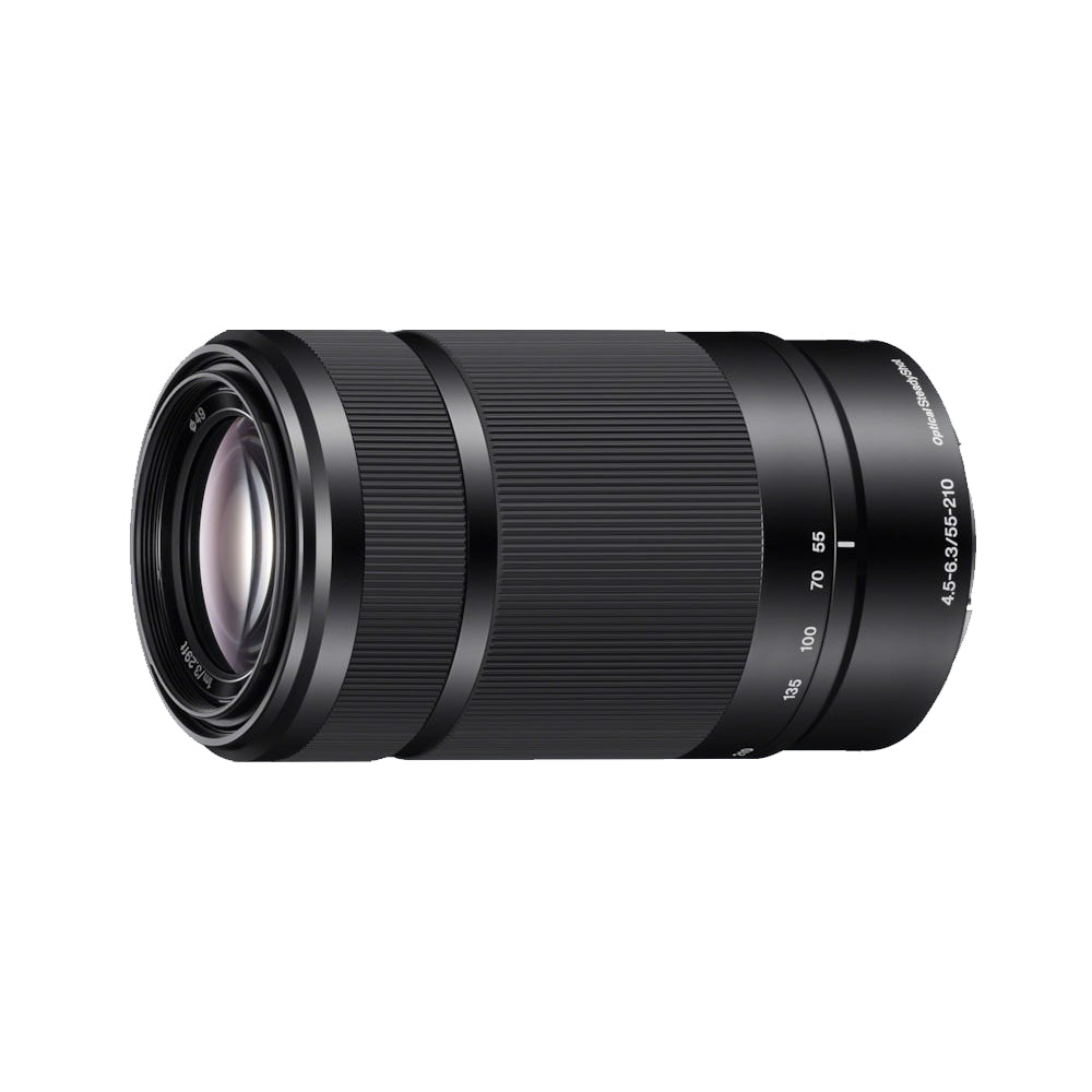 Sony E 55-210mm f/4.5-6.3 OSS Mid Telephoto Lens with APS-C Format for E-Mount Mirrorless Camera | SEL55210