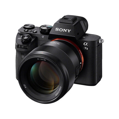 Sony FE 85mm f/1.8 Short Telephoto Prime Lens with Full-Frame Sensor Format for E-Mount Mirrorless Digital Camera | SEL85F18