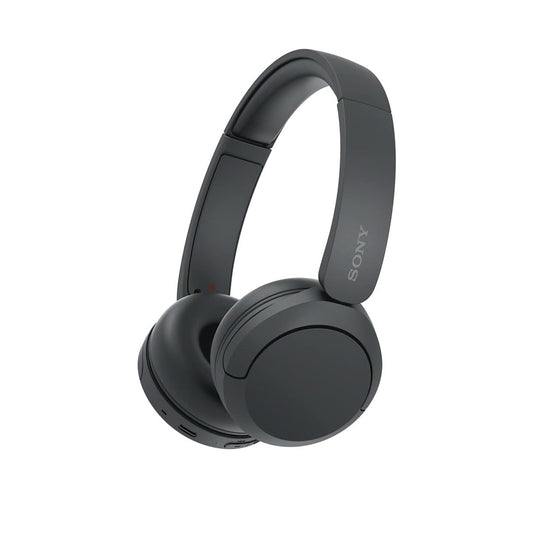 SONY WH-CH520 On-Ear Wireless Headphones with Bluetooth 5.2, Microphone, Type-C, EQ Settings, Headphones Connect App, DSEE Audio Restoration, 30mm Driver and 50 Hours Playback for Phone, Laptop, Computer - Black, Cream, Blue, White