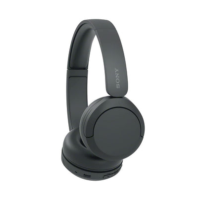 SONY WH-CH520 On-Ear Wireless Headphones with Bluetooth 5.2, Microphone, Type-C, EQ Settings, Headphones Connect App, DSEE Audio Restoration, 30mm Driver and 50 Hours Playback for Phone, Laptop, Computer - Black, Cream, Blue, White