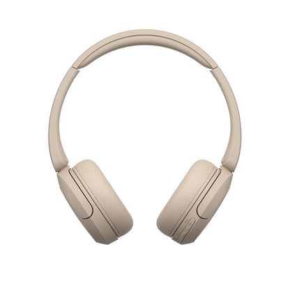 SONY WH-CH520 On-Ear Wireless Headphones with Bluetooth 5.2, Microphone, Type-C, EQ Settings, Headphones Connect App, DSEE Audio Restoration, 30mm Driver and 50 Hours Playback for Phone, Laptop, Computer - Black, Cream, Blue, White
