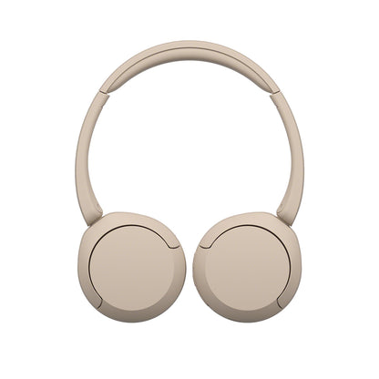 SONY WH-CH520 On-Ear Wireless Headphones with Bluetooth 5.2, Microphone, Type-C, EQ Settings, Headphones Connect App, DSEE Audio Restoration, 30mm Driver and 50 Hours Playback for Phone, Laptop, Computer - Black, Cream, Blue, White