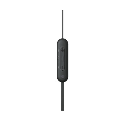 SONY WI-C100 In-Ear Wireless Headphones with Bluetooth 5.0, Microphone, Type-C Charging, EQ Settings, Headphones Connect App, DSEE Audio Restoration, Splash & Sweat-Proof, 9mm Driver and 25 Hours Playback - Black, Cream, Blue, White