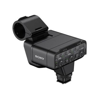 Sony XLR-K3M Dual Channel Digital XLR Audio Adapter with ECM-XM1 Supercardioid Shotgun Microphone Kit for Sony DSLR and Mirrorless Camera with Wireless and Wired Cable Multi Interface Shoe Connection