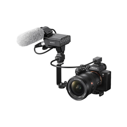 Sony XLR-K3M Dual Channel Digital XLR Audio Adapter with ECM-XM1 Supercardioid Shotgun Microphone Kit for Sony DSLR and Mirrorless Camera with Wireless and Wired Cable Multi Interface Shoe Connection
