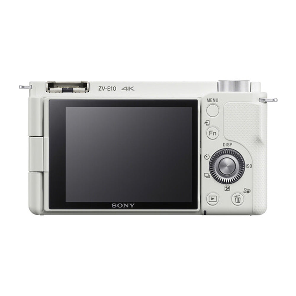 Sony ZV-E10 Mirrorless Digital Camera Body and Kit with E-Mount 16-50mm Lens, APS-C Sensor, UHD 4K30p & Full HF 120p Video, 425-Point Fast Hybrid AF, BOINZ XR, Touch Screen Display- Black & White