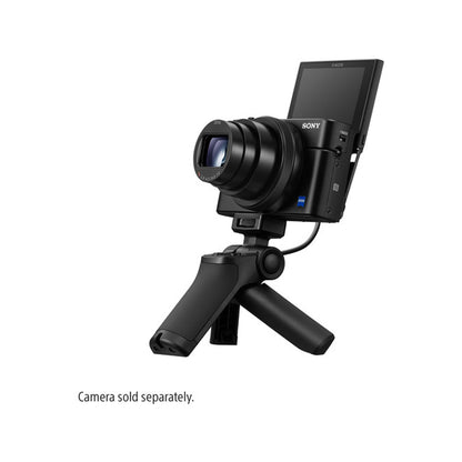 Sony ZV-1 Digital Camera with 24-70mm f/1.8-2.8 Zoom Lens, 20.1MP CMOS Sensor, UHD 4K30p Video Recording, 3.0" Side Flip- Out Touchscreen LCD and Built- in Directional 3-Capsule Mic for Content Creators and Vloggers - Black & White