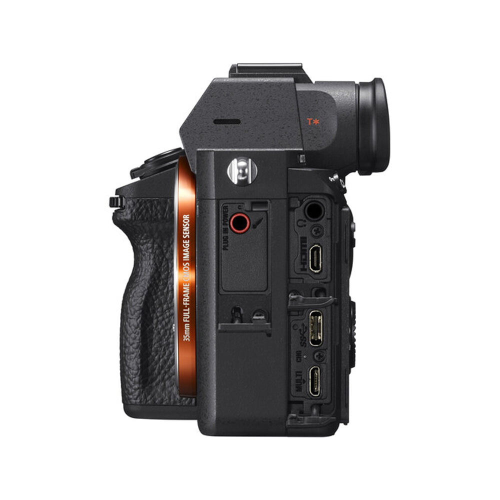 Sony Alpha A7 III Mirrorless Digital Camera Body E-Mount with 24.2MP Full Frame CMOS Sensor, 4D Focus, UHD 4K30p Video, WIFI, 2 SD Slots, Touch Screen Display, 5-Axis Sensor-Shift Image Stabilizer | ILCE-7M3