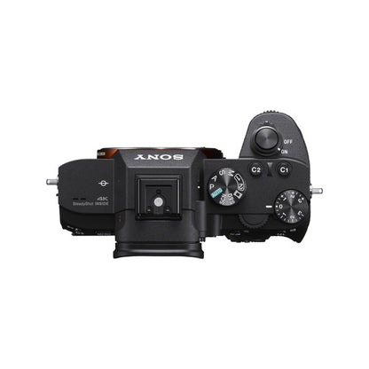 Sony Alpha A7 III Mirrorless Digital Camera Body E-Mount with 24.2MP Full Frame CMOS Sensor, 4D Focus, UHD 4K30p Video, WIFI, 2 SD Slots, Touch Screen Display, 5-Axis Sensor-Shift Image Stabilizer | ILCE-7M3