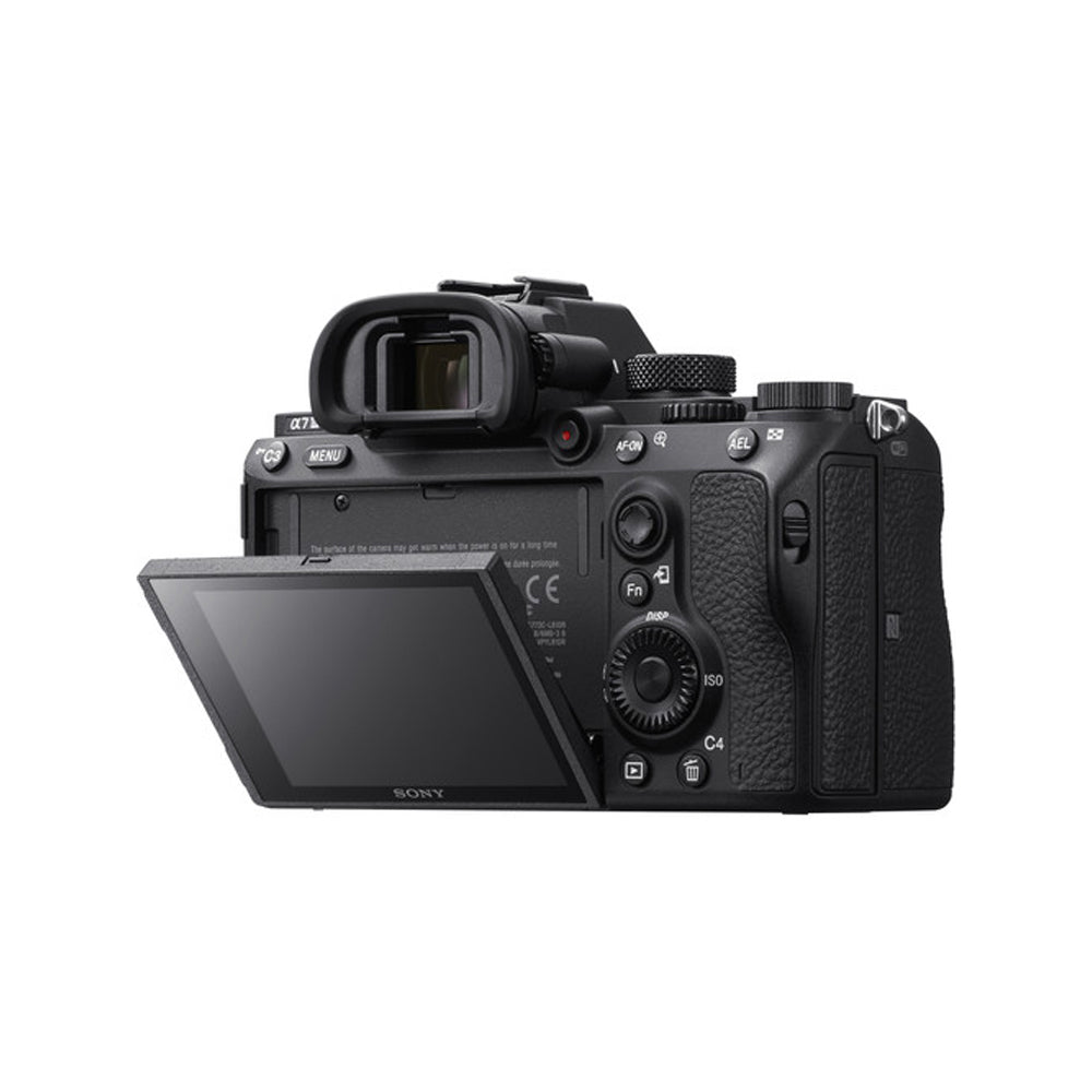Sony Alpha A7 III Mirrorless Digital Camera Body E-Mount with 24.2MP Full Frame CMOS Sensor, 4D Focus, UHD 4K30p Video, WIFI, 2 SD Slots, Touch Screen Display, 5-Axis Sensor-Shift Image Stabilizer | ILCE-7M3