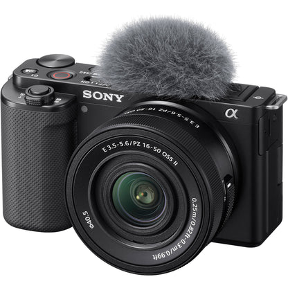 Sony ZV-E10 Mirrorless Digital Camera with 16–50mm f/3.5–5.6 OSS II Interchangeable Lens