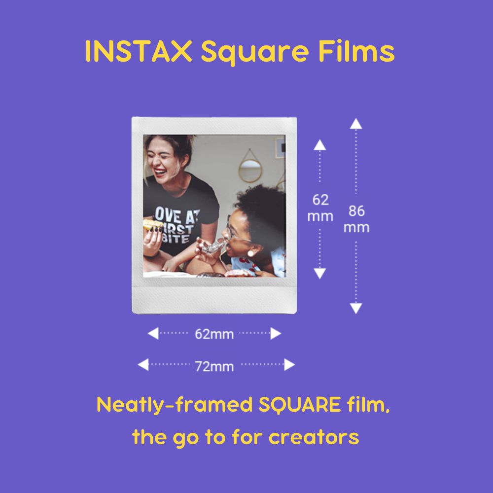 Fujifilm Instax Square Glossy 10 Sheets Film - Single Pack