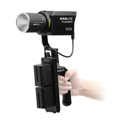 NANLITE Forza 60B II 72W Bi-Color 2700K–6500K LED Studio Light with 2.4GHz Wireless and Bluetooth, 12 Built-In Special Effects and NANLINK Mobile App Support for Professional Photography and Videography | FORZA60BII